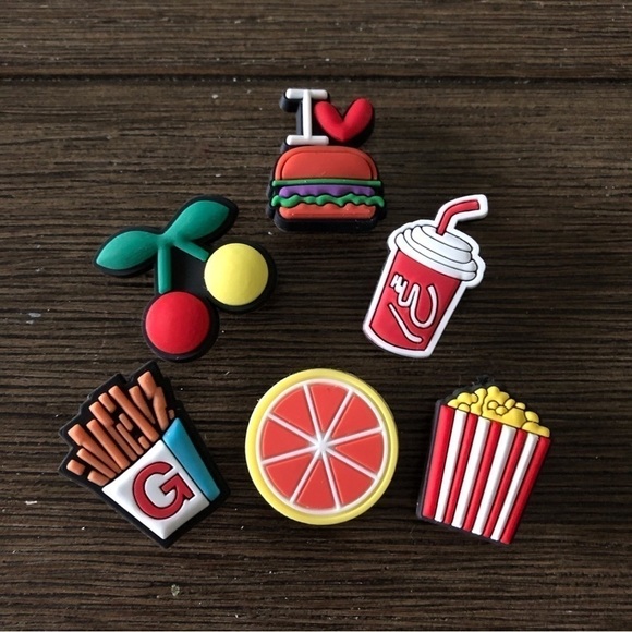 Food shoe charms jibbitz (6pk) - Picture 1 of 2
